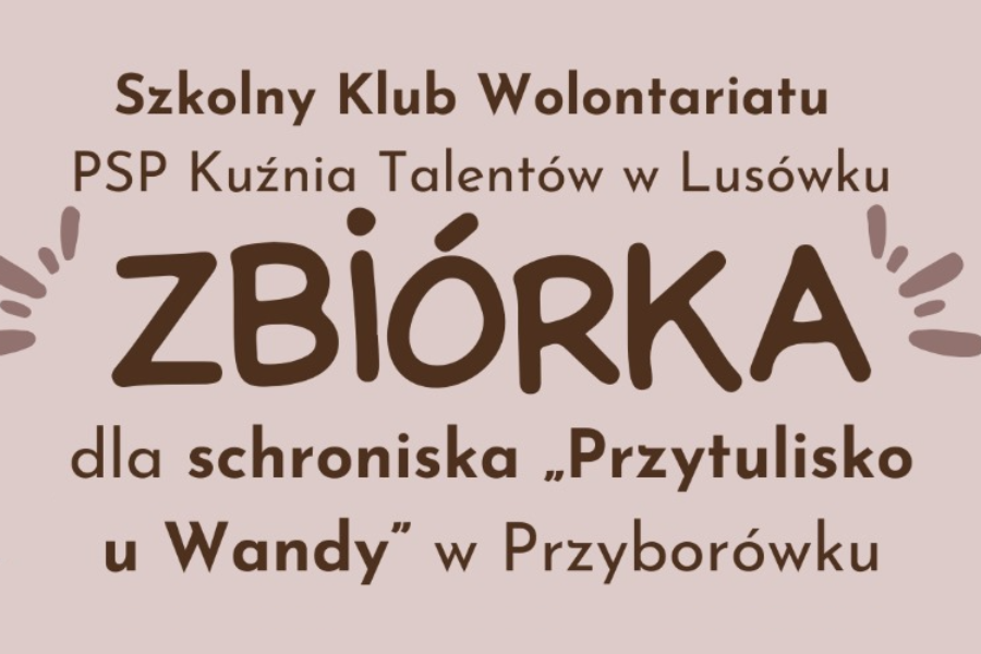 Zbiórka dla schroniska „Przytulisko u Wandy”